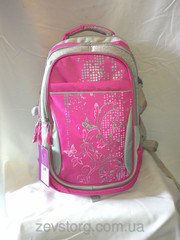 Ортопедический малиновый рюкзак