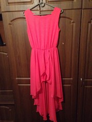 платье шифон, хорошее качество.