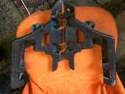 Направляющая, крепление заднего бампера Renault Laguna II , Рено Лагун