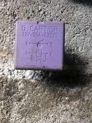 Б/у реле G. Cartier 03525 / 50A / 12V Renault, Рено