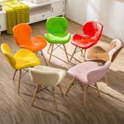 Стул Стар, ножки дерево бук, экокожа, цвет черный, белый, коричневый