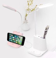 Умная настольная светодиодная лампа 3в1 со встроенным аккумулятором и